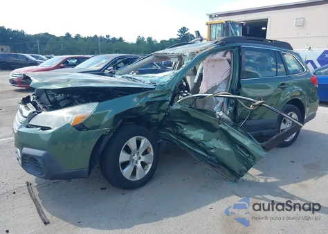 2013 Subaru Outback 2.5I from USA, damaged, VIN 4S4BRBAC4D3201712